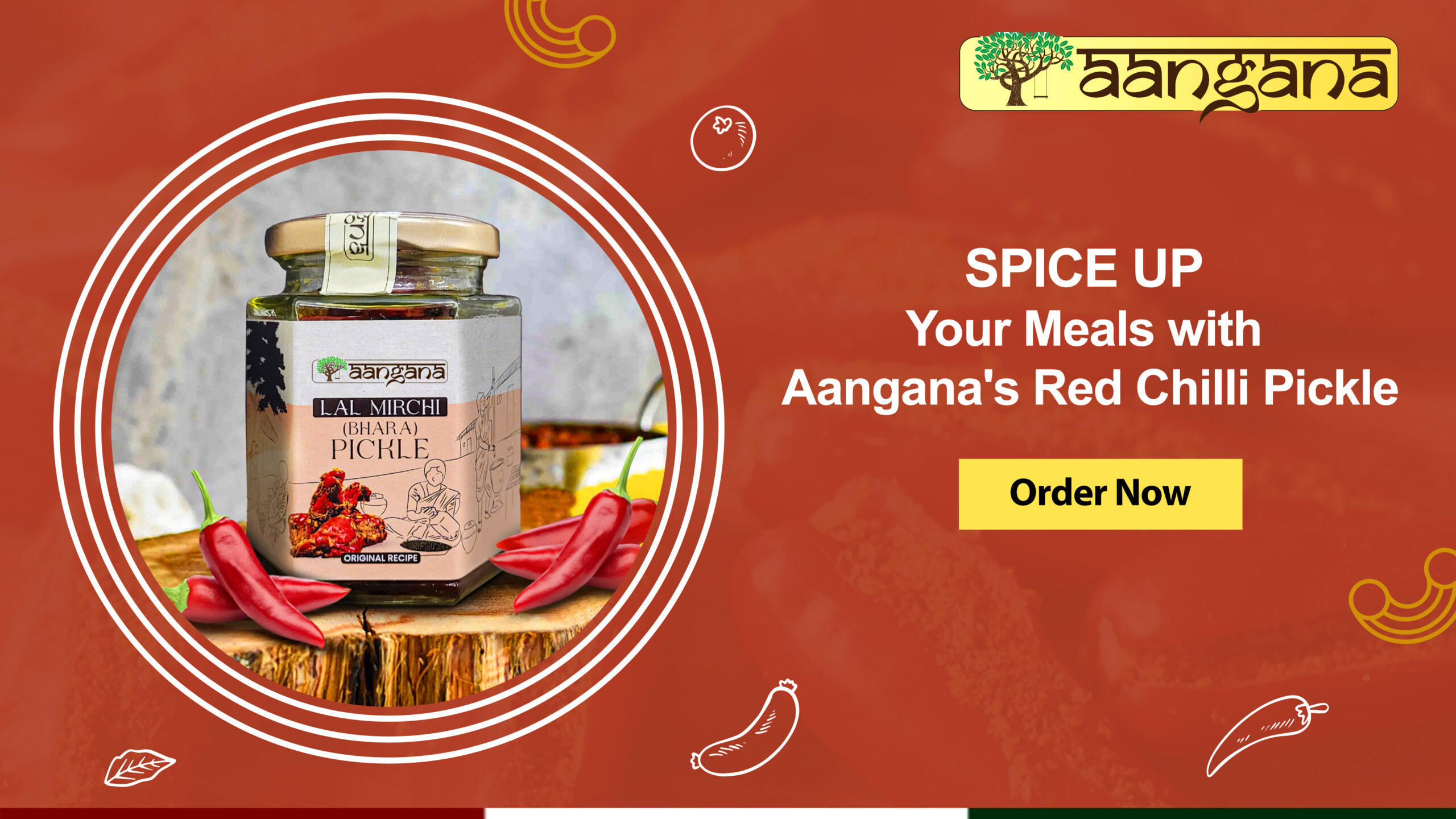 Spice Up Your Meals with Aangana’s Red Chili Pickle